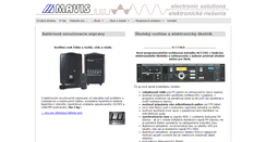 Desktop Screenshot of mavis.sk